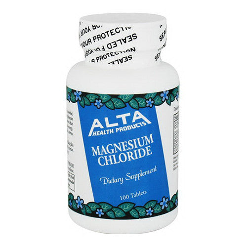 Alta Health Magnesium Chloride Dietary Supplement Tablets, 100 Ea